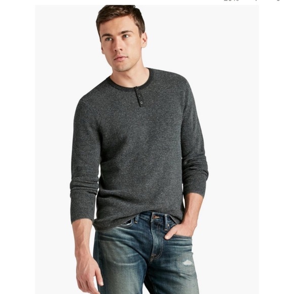 Lucky Brand Gray Crewneck Sweater Timeless Design - Picture 1 of 9